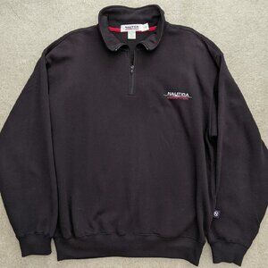 Nautica Competition black sweatshirt vintage 2000s